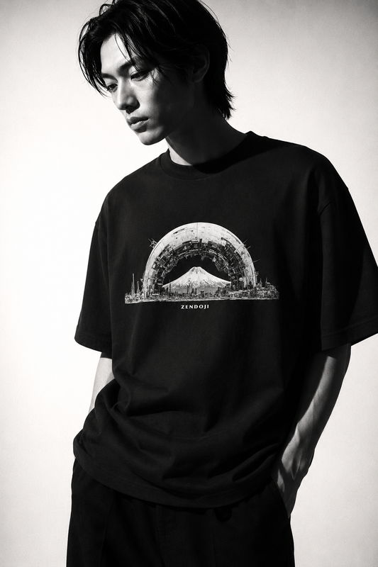 BLACK RAINBOW TEE - 260040