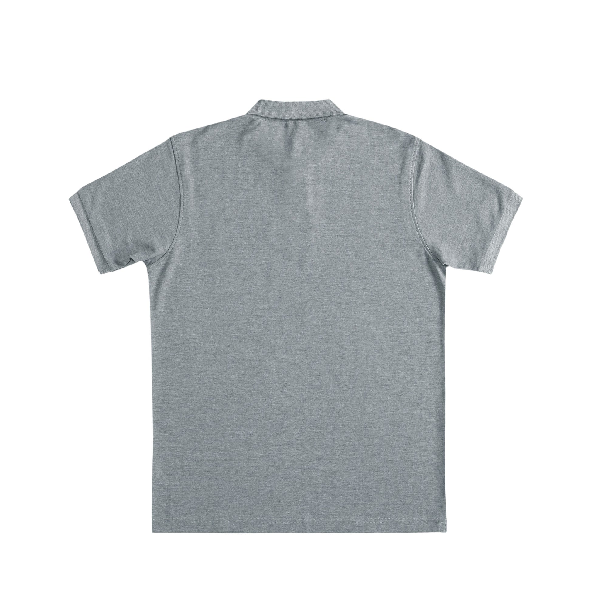 BODHI ICON EMBROIDERED POLO - 260045 heather-gray image