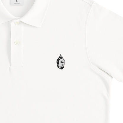 BODHI ICON EMBROIDERED POLO - 260045 white image