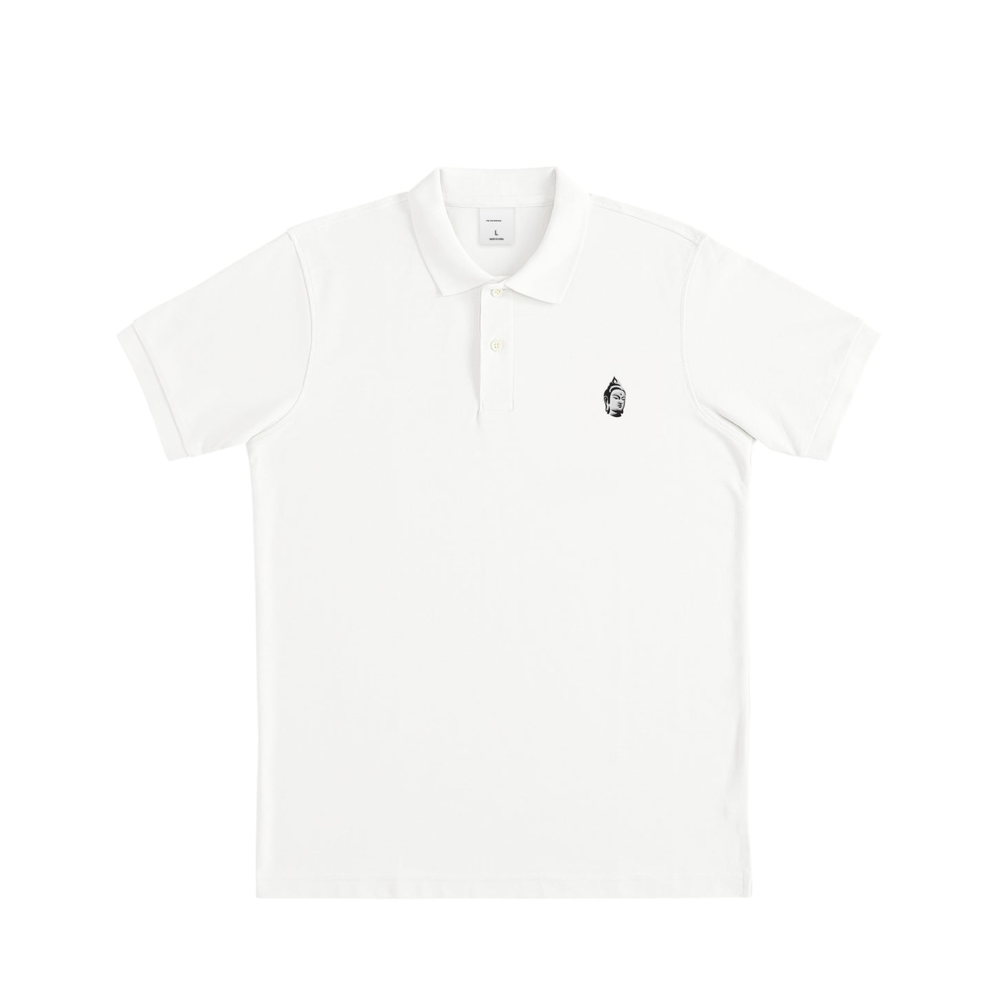 BODHI ICON EMBROIDERED POLO - 260045 white image