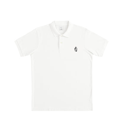 BODHI ICON EMBROIDERED POLO - 260045 white image