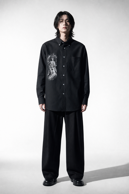 GUANYIN OXFORD SHIRT - 260064 / AI Model Full