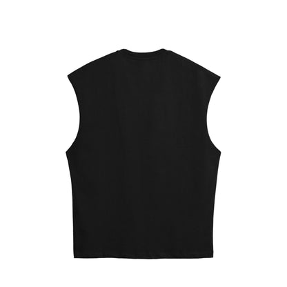 BODHI ICON CUT-OFF SLEEVELESS TEE - 260049 black image