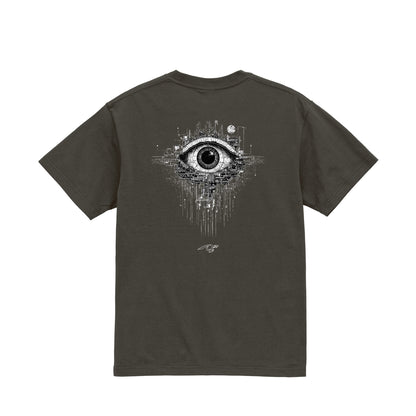 CYBERNETIC EYE TEE - 260004 sumi image
