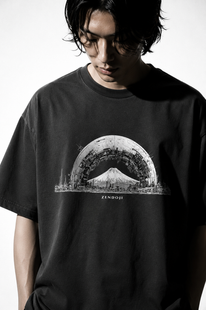 BLACK RAINBOW TEE - 260040