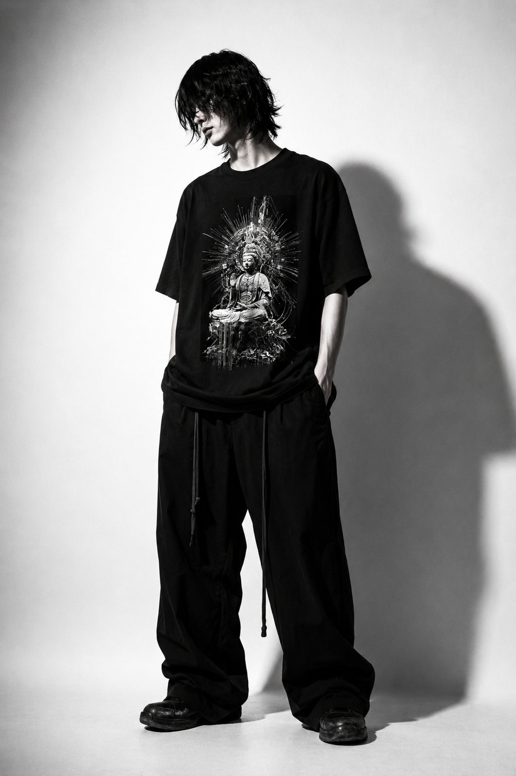 DIGITAL AUREOLE TEE - 260055