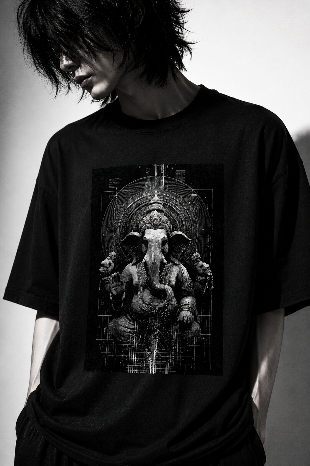 GANESHA CIRCUIT TEE - 260056