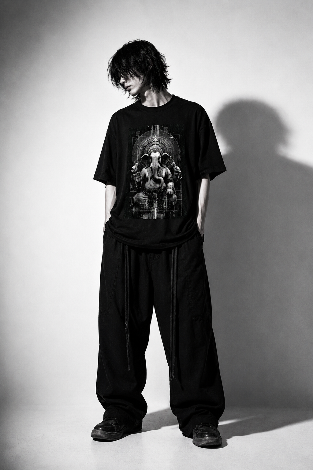 GANESHA CIRCUIT TEE - 260056